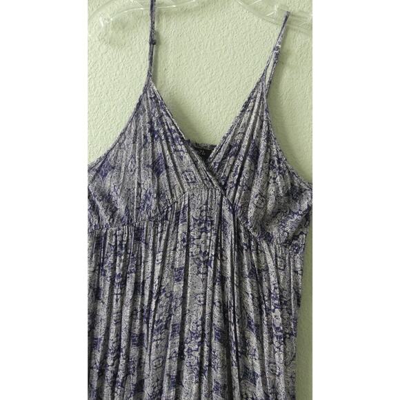 Rue21 Floral Maxi Dress Sundress Purple Summer Floral Y2K Size M Whimsy Goth - Picture 4 of 10